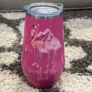 Refresh Pure, Pink Flamingo Insulated Tumbler.